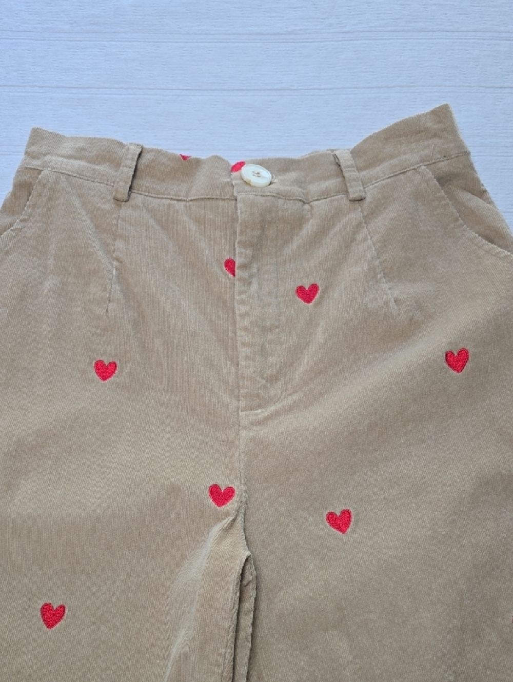 Cider "Uncontrollably In Love" Corduroy Pants Womens Medium (See Measurements) - Picture 4 of 15